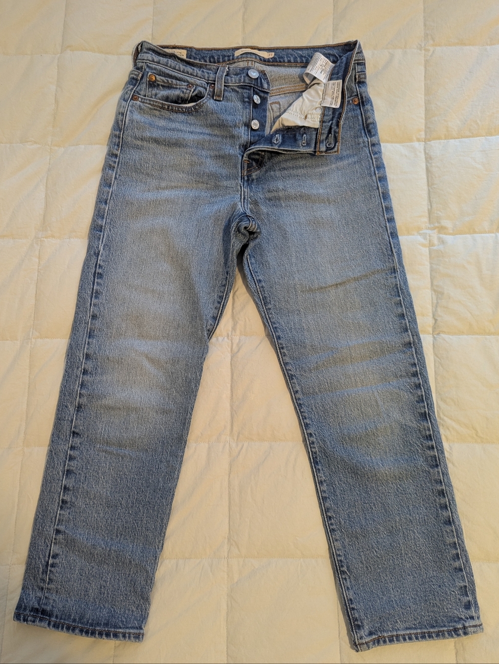 Levi's Wedgie Straight Jeans - Medium Wash